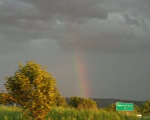 See the rainbow?